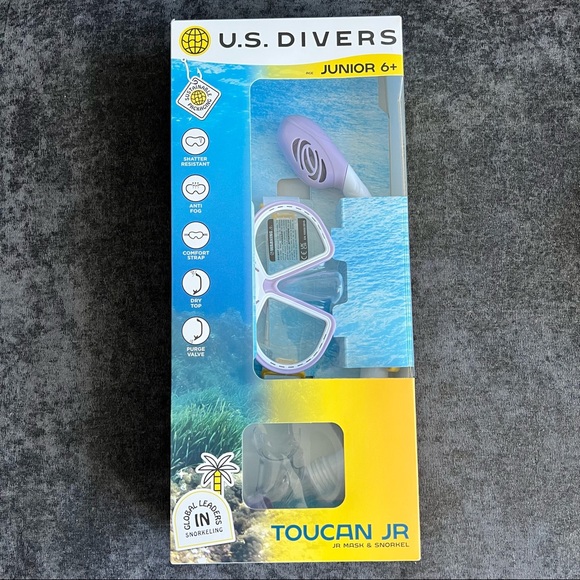 NIB U.S. Divers Junior’s Mask And Snorkel - Picture 9 of 11